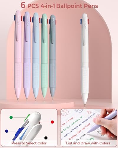 Four Candies 56PCS School Supplies with Pencil Case, Stationery Set, Pink - Image 3