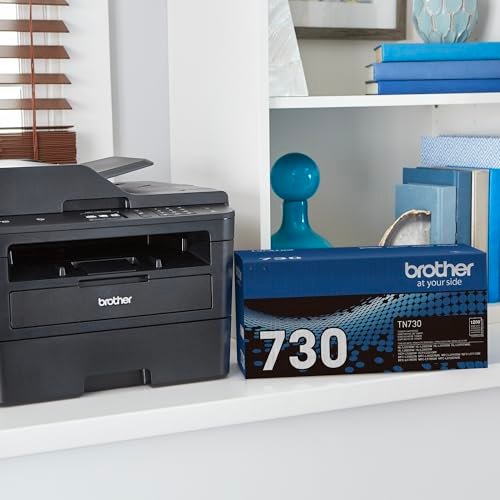 Brother Genuine Standard Yield Toner Cartridge, TN730, Replacement Black Toner, Page Yield Up To 1,200 Pages, Amazon Dash Replenishment Cartridge,1 Pack - Image 3