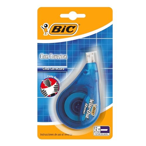 BIC Wite-Out Correction Tape, EZ Correct, White, 39.3 Feet, 1-Count