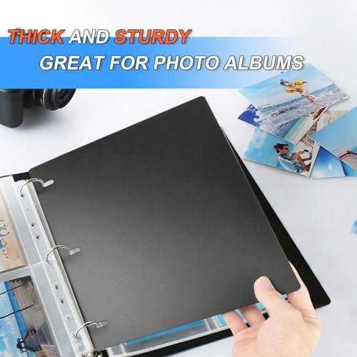 1mm Thick Full Flat Sheet Lifters, Protect Binder Page Sheet for 11x8.5in 3-Ring & D-Ring Binders - 5 pcs - Image 4