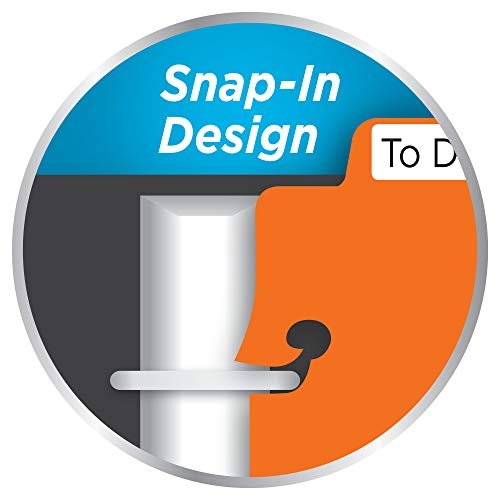 Avery Snap-in Bookmark Plastic Dividers for 3 Ring Binders, 5-Tab Set, Multicolor with White Labels, 1 Set (24908) - Image 3