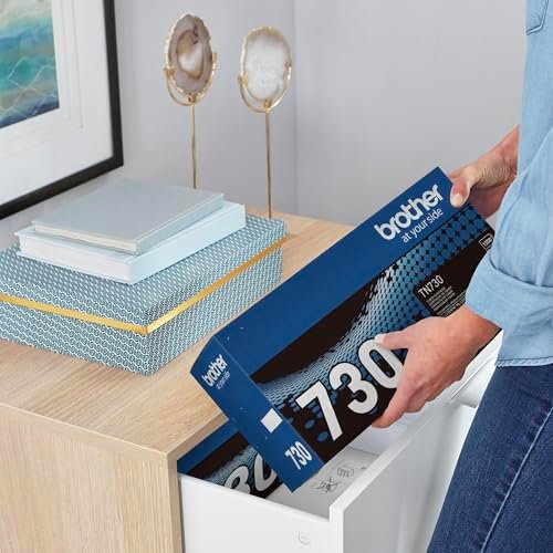 Brother Genuine Standard Yield Toner Cartridge, TN730, Replacement Black Toner, Page Yield Up To 1,200 Pages, Amazon Dash Replenishment Cartridge,1 Pack - Image 4